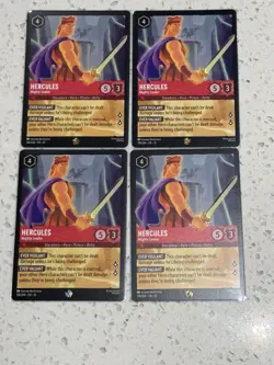 Disney Lorcana Hercules Mighty Leader x4 118/204 Whispers in the Well Non-Foil - Image 1