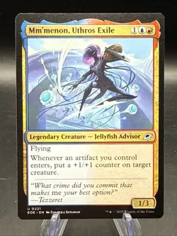 Mm'menon, Uthros Exile Light Play, English Magic the Gathering MTG Edge of Etern - Image 1