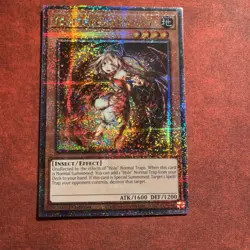Traptrix Myrmeleo Quarter Century Secret Rare Card RA04-EN210 Yu-Gi-Oh - Image 1