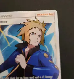 Pokemon TCG Volkner (Full Art) 156/156 Sm-Ultra Prism Holo Pokemon Card - Image 2