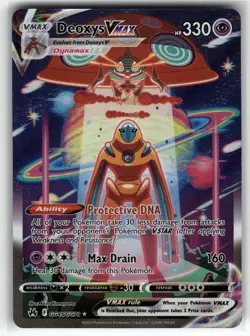 Deoxys VMAX GG45/GG70 Crown Zenith: Galarian Gallery NM Pokemon Card TCG - Image 1