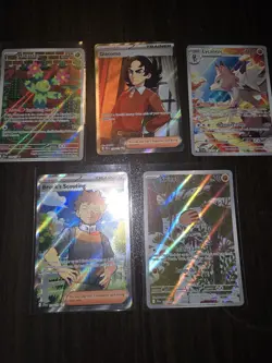 5 Pokemon Full Art Cards - Image 1