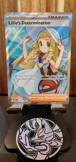 Pokemon TCG Mega Evolution Lillie’s Determination Full Art Trainer Card 169/132 - Image 1