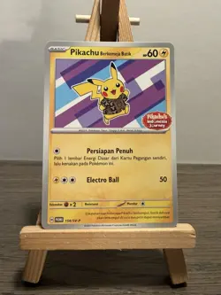 2024 Pikachu Berkemeja Batik Promo Card 154/Sv-p Indonesian nm-mint - Image 1