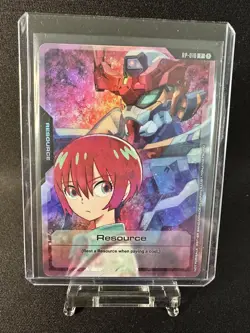 Gundam TCG Resource Card Machu RP-010 FOIL Alt Art English NYCC 2025 Promo - Image 1
