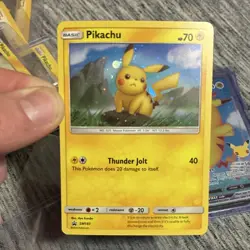 Pokemon Pikachu Promo Holo SM183 SM 70 HP Basic Card - Image 1