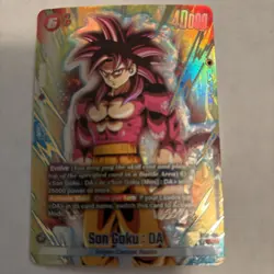 Bandai Dragon Ball Super Card Game Son Goku DA FB07-010 Super Rare* Foil MINT - Image 1
