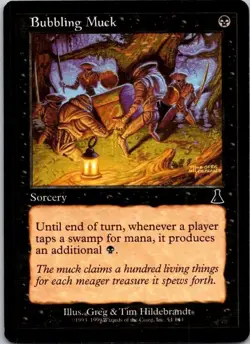 MTG Magic The Gathering Bubbling Muck Prophecy Played See Scan BB - Image 1