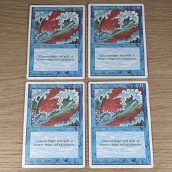 Blue Elemental Blast x4 4th MTG Fourth Magic - Image 1