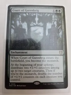 mtg, Court of Garenbrig -Commander: Wilds of Eldraine Regular NM - Image 1