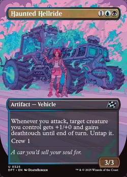 [MTG] Haunted Hellride (Foil) (Showcase) (0325) (DFT) NM - Image 1