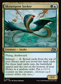 [MTG] Skyserpent Seeker (Foil) (0224) (DFT) NM - Image 1