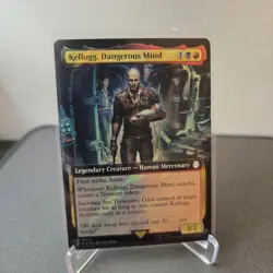 MTG Kellogg, Dangerous Mind 943 Surge Foil Extended Art Rare Fallout PIP - Image 1