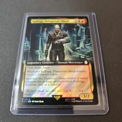 MTG Kellogg, Dangerous Mind 943 Surge Foil Extended Art Rare Fallout PIP - Image 2