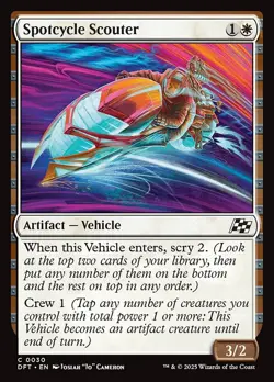 [MTG] Spotcycle Scouter (Foil) (0030) (DFT) NM - Image 1