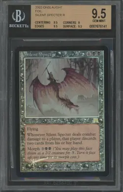 SILENT SPECTER Onslaught Foil Rare BGS 9.5 MTG [Nostalgium] - Image 1