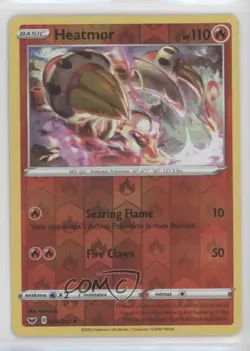 Heatmor Reverse Foil Pokemon Sword & Shield #026 - Image 1