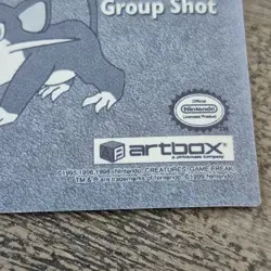 Vintage 1999 Artbox Pokemon Sticker PR09 Group Shot Prizm Silver Holographic - Image 3