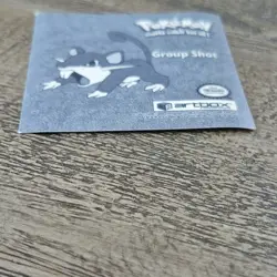 Vintage 1999 Artbox Pokemon Sticker PR09 Group Shot Prizm Silver Holographic - Image 4