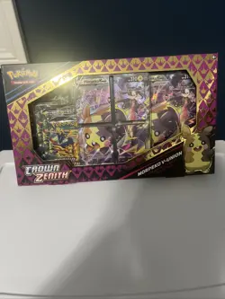 Pokemon TCG Crown Zenith Morpeko V-Union Premium Playmat Collection Box - Image 1