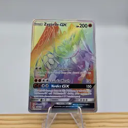 Pokemon Zygarde GX 136/131 Rainbow Secret Rare Forbidden Light NM - Image 1
