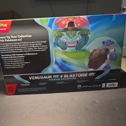 Pokemon TCG SV: Venusaur And Blastoise Ex Premium Collection Box - Image 2