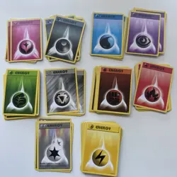 Bulk Pokemon Energy Cards Pack of 120+ with Holos - Image 1