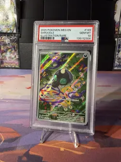PSA 10 2025 POKEMON MEG EN-MEGA EVOLUTION ILLUSTRATION RARE #149 SHROODLE - Image 1