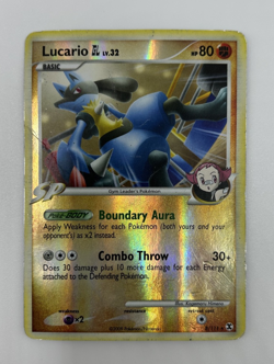 Pokemon TCG - Lucario GL - 8/111 - Reverse Holo - 2009-Rising Rivals **HP** - Image 1