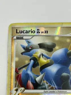 Pokemon TCG - Lucario GL - 8/111 - Reverse Holo - 2009-Rising Rivals **HP** - Image 3