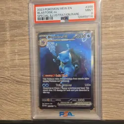 🤠Pokemon TCG Blastoise ex Special Illustration Rare Holo 200/165 PSA 9 - Image 1