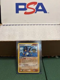 Pokemon TCG: Swampert Holo W/ Swirl Rare #27/100 EX Crystal Guardians, LP - Image 1