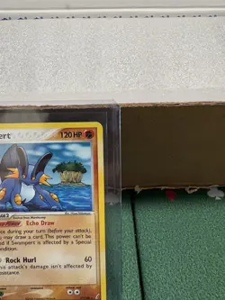 Pokemon TCG: Swampert Holo W/ Swirl Rare #27/100 EX Crystal Guardians, LP - Image 3