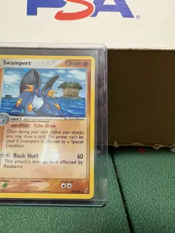 Pokemon TCG: Swampert Holo W/ Swirl Rare #27/100 EX Crystal Guardians, LP - Image 4