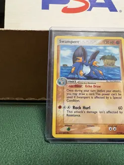 Pokemon TCG: Swampert Holo W/ Swirl Rare #27/100 EX Crystal Guardians, LP - Image 5