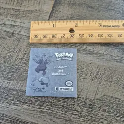 Vintage 1999 Artbox Pokemon Sticker Oddish Bulbasaur Pr43 Series 1 Prizm Holo - Image 4