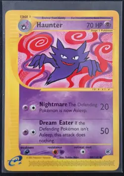 Pokemon -Haunter 80/165 - Uncommon - Expedition - Mint - Image 1