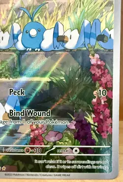 Swablu 213/182 SV04: Paradox Rift Illustration Rare Full Art Holo Pokemon TCG - Image 4