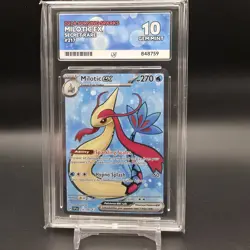Pokemon TCG Milotic EX #217 Surging Sparks Secret Rare Ace 10 Perfect subgrades - Image 1