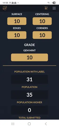 Pokemon TCG Milotic EX #217 Surging Sparks Secret Rare Ace 10 Perfect subgrades - Image 3