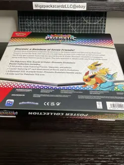 Pokemon TCG Scarlet & Violet Prismatic Evolutions Poster Collection - SEALED - - Image 2
