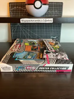 Pokemon TCG Scarlet & Violet Black Bolt & White Flare Poster Collection Sealed - Image 4