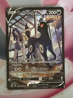 Pokemon TCG Umbreon V TG22/TG30 Brilliant Stars Trainer Gallery NM Condition - Image 1