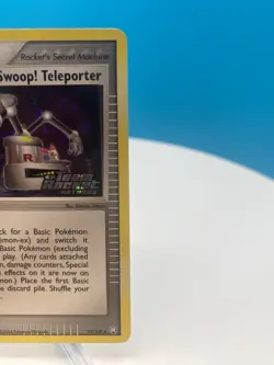 Pokemon TCG Swoop! Teleporter 92/109 Team Rocket Returns Reverse Holo Stamped NM - Image 5