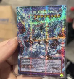 Yu-Gi-Oh! Mirrorjade the Iceblade Dragon 1st Ed starlight Foil ATK 3000 DEF 2500 - Image 1