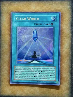 Yugioh Clear World SOVR-EN099 Secret Rare LP - Image 1