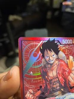 Monkey.D.Luffy Leader Foil Post-Errata - NM - One Piece TCG - ST01-001 - English - Image 5