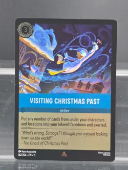 Disney Lorcana Visiting Christmas Past 162/204 Winterspell Rare Foil - Image 1