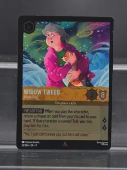 Disney Lorcana Widow Tweed - Kindly Soul 26/204 Winterspell Rare Foil - Image 1