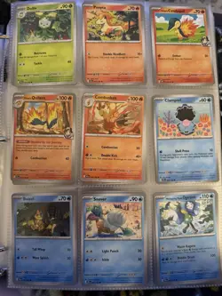 Pokemon Destined Rivals: Bulk card set of 80cards common/holo rare/reverse holo - Image 1